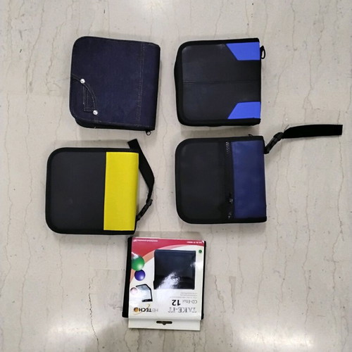 CD cases new, pack of 5 with various capacities