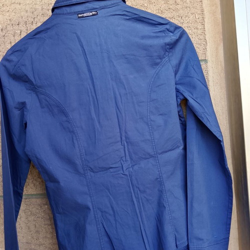 Rebecca Blu elastic shirt, blue, size M