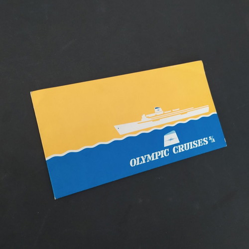 Olympic Cruises TS Agamemnon brochure 1960s