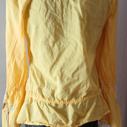 Tommy Hilfiger women's blouse used, size M, yellow