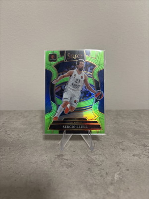 2025-26 Panini Select EuroLeague Neon Green #89 Sergio Llull card