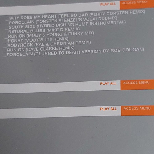 Moby Play DVD used with Megamix CD