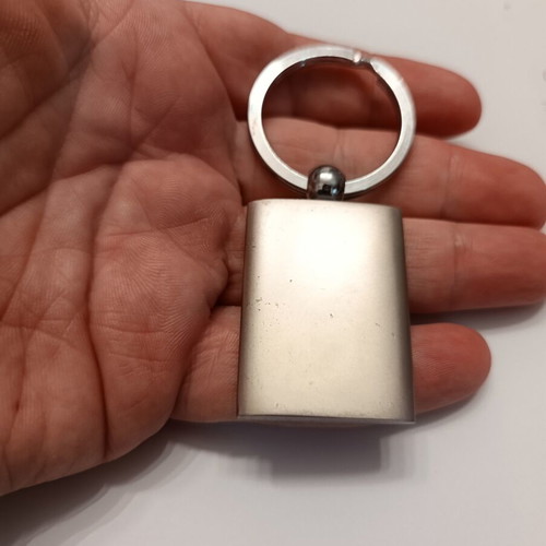 Steel lion keychain unused
