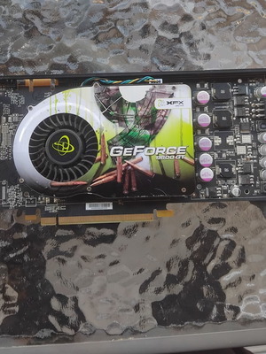 XFX GeForce 9600GT CUDA 512MB PCI-E graphics card used