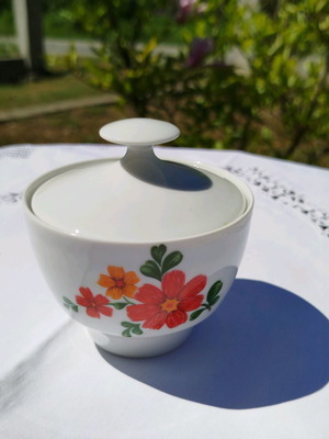 Vintage Mitterteich Bavaria sugar bowl from the 70s in excellent condition