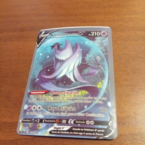 articuno v pokemon card Pokemon Chilling Reign Galarian Articuno V #169 main image 0