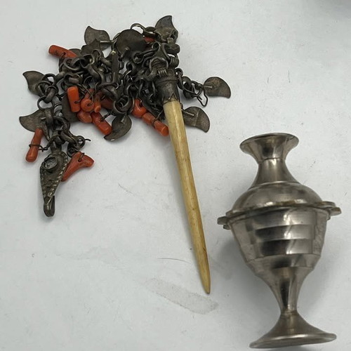 Antique Arabic kohl bottles, handmade