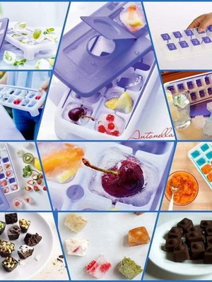 Tupperware ice tray for 14 large ice cubes