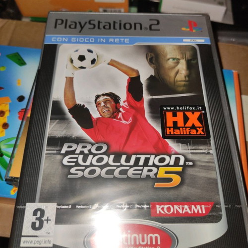 Pro Evolution Soccer 5 PS2 new, sealed, Italian case