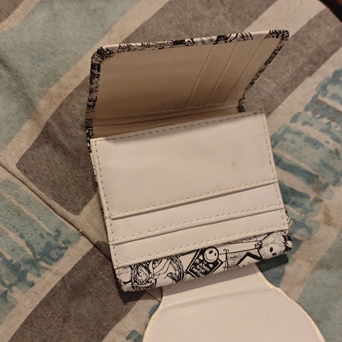 Jack Skellington wallet, black and white