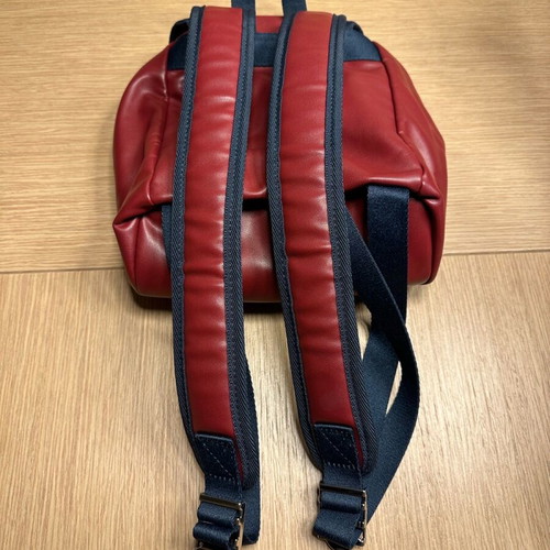 Tommy Jeans Heritage Flap Backpack burgundy like new