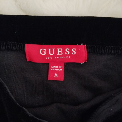 Guess skirt new black plush with zipper size M