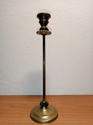 Vintage brass candlestick used