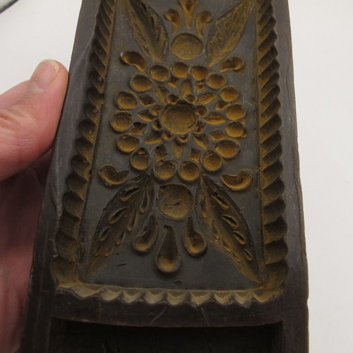 Vintage Wax Wall Sculpture with Folklore Floral Relief, Germany 1950s