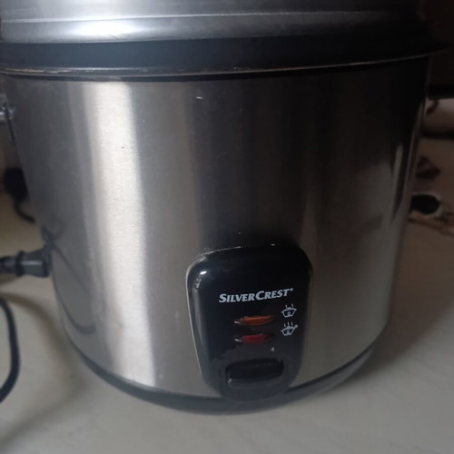 Silver Crest Steamer used, missing plastic handle on glass lid