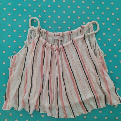 Crop top summer blouse used, size M 38 10