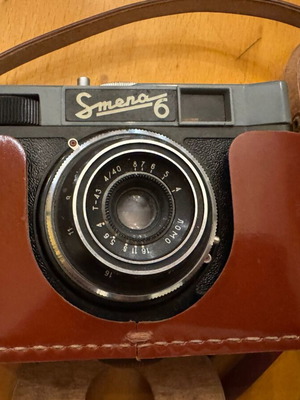 Smena 35mm camera used, Soviet Union 1961
