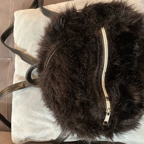 Fur bag used without defects