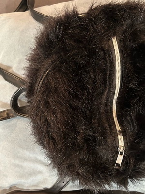 Fur bag used without defects