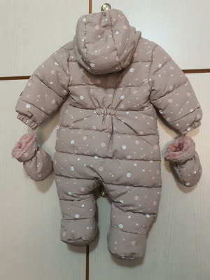 Baby jumpsuit with fleece lining size 68-74 like new