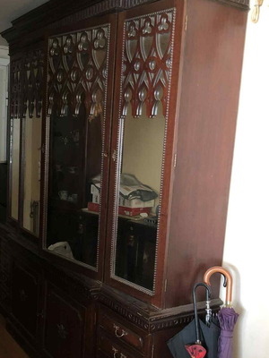 Solid wood cabinet like new