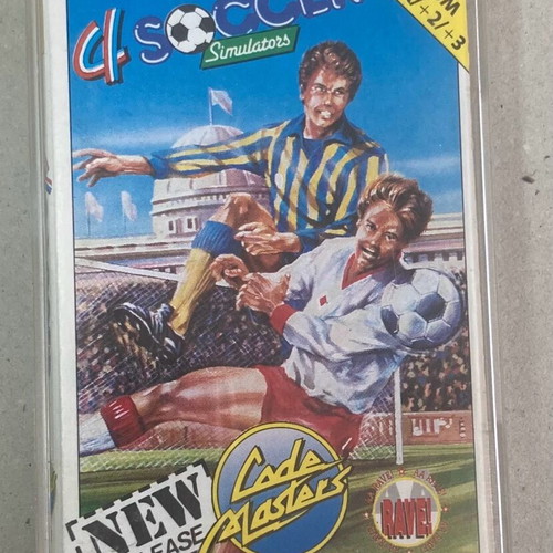 Spectrum, 4 Soccer Simulators (1988) In good condition (Not tested) Price 4.50 Euros