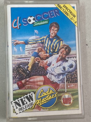 Spectrum, 4 Soccer Simulators (1988) In good condition (Not tested) Price 4.50 Euros