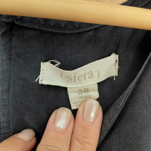 Sfera midi office dress black mouse used, medium size
