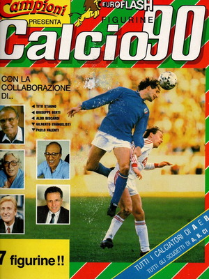 Calcio Campioni άλμπουμ 1989-90 σαν καινούργιο