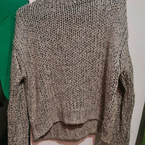 Pullover S gray new