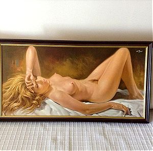 Πινακας ζωγραφικης PRINT γυναικα γυμνο