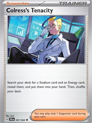Colress's Tenacity Pokemon collectible card new