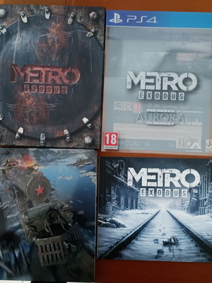 Metro Exodus Aurora Limited Edition PlayStation 4 game like new