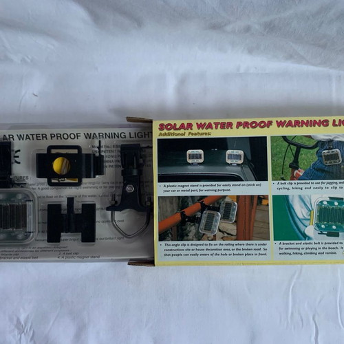 Solar waterproof warning light new