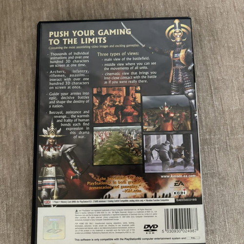 Kessen PlayStation 2 PS2 game English full used