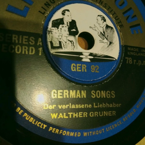 Linguaphone 78 RPM German Songs record set new
