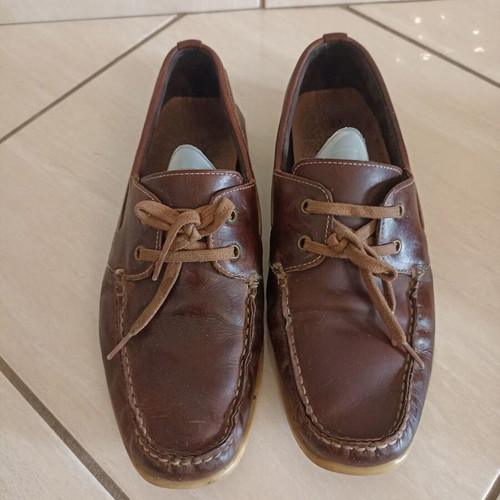 Men's leather shoes Marks & Spencer No 43 used, brown