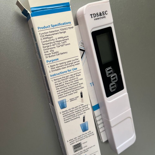 Water Quality and Hardness Meter Portable New