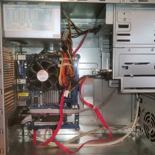 Desktop computer used, full set with monitor and peripherals