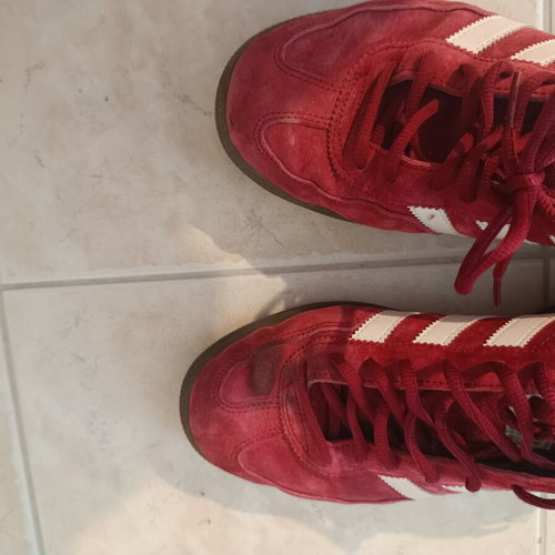 Adidas Spezial sneakers used, size 43.5 EU, red with small stain
