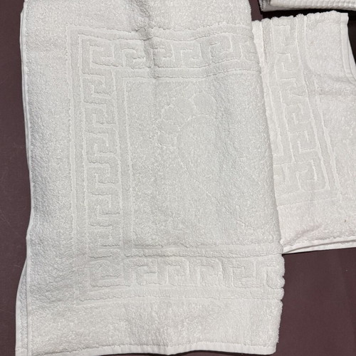Floor Towels new, 9 pieces, 50x70 cm, white, 100% cotton Egypt cotton
