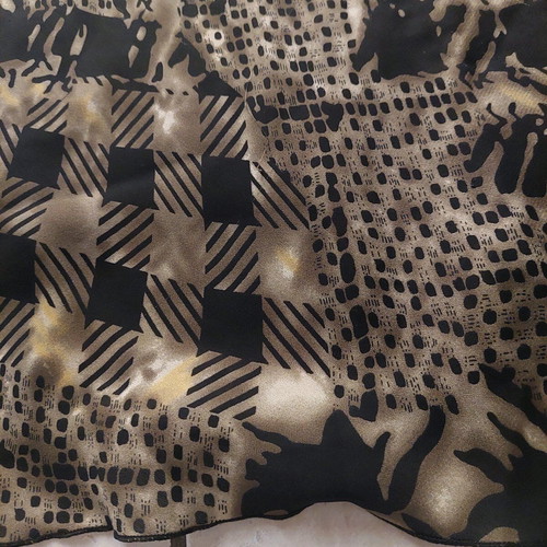Women's skirt long like new, brown with pattern size 5