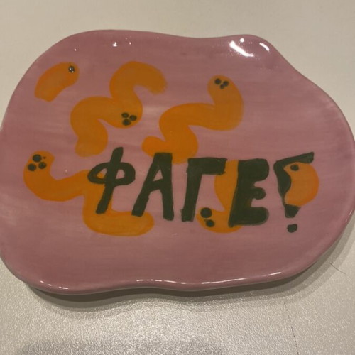 Handmade ceramic plates new