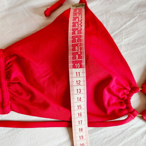 Oysho red bikini set like new, size S/M