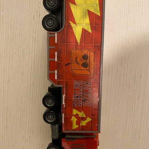 Disney Pixar Cars Hauler Jerry recycled batteries used