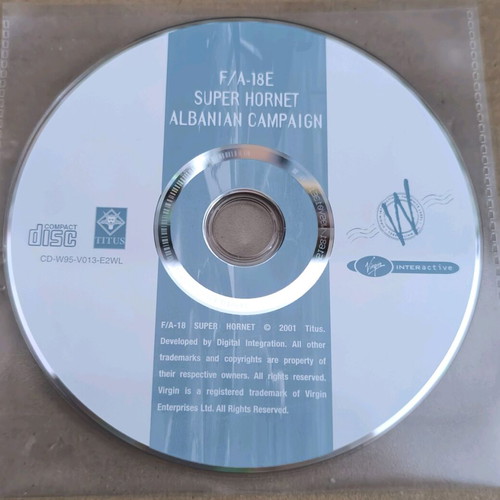 F/A-18 Super Hornet PC CD-ROM like new