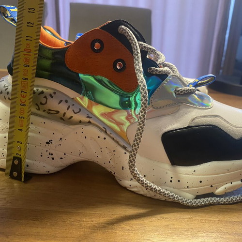 Renato Garini Multicolor Sneakers size 39 like new, narrow fit for 38