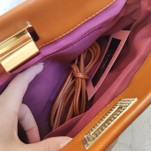 Tan handbag/shoulder bag faux leather new, vintage style
