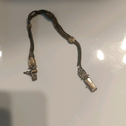 Silver women's bracelet handmade used