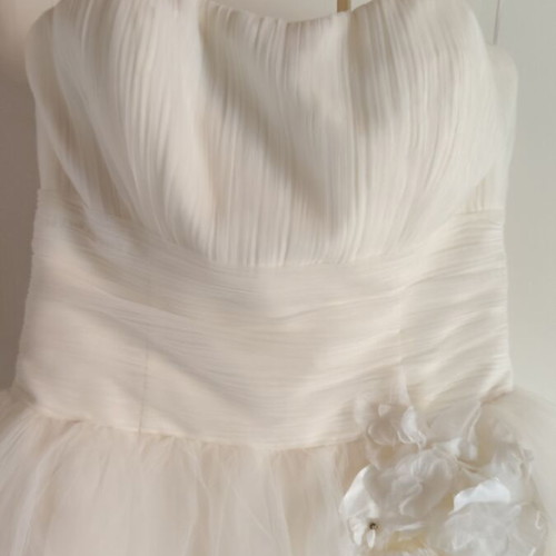 Pronovias San Patrick wedding dress, romantic style, tulle skirt